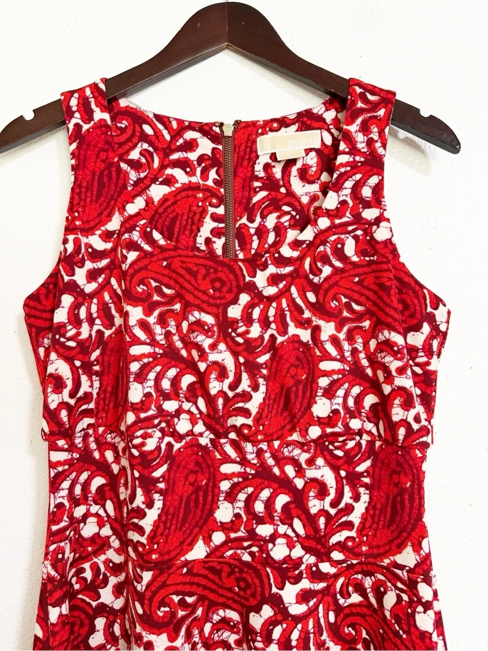 Michael Kors Paisley Fit and Flare Dress